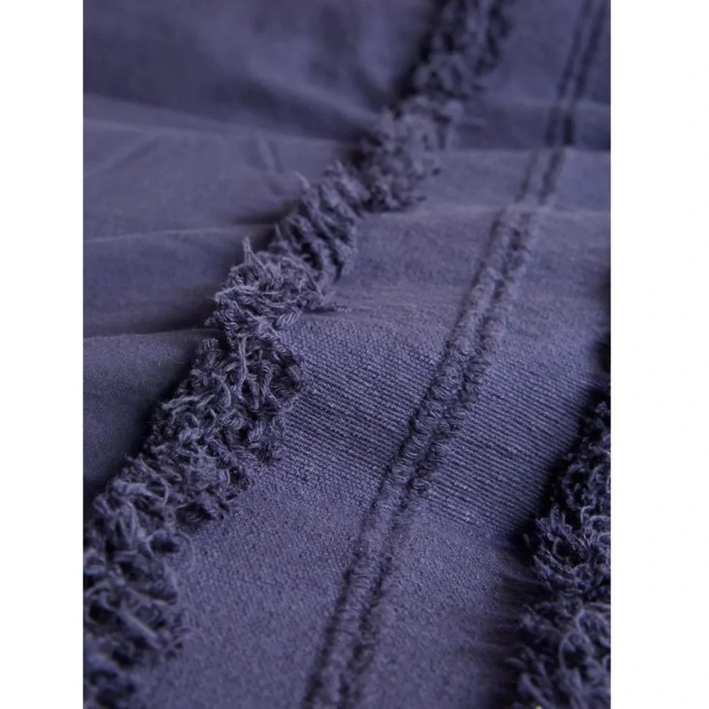 Anthropologie Fringed Mirabella Duvet 🎊 Host Pick - Picture 2 of 7